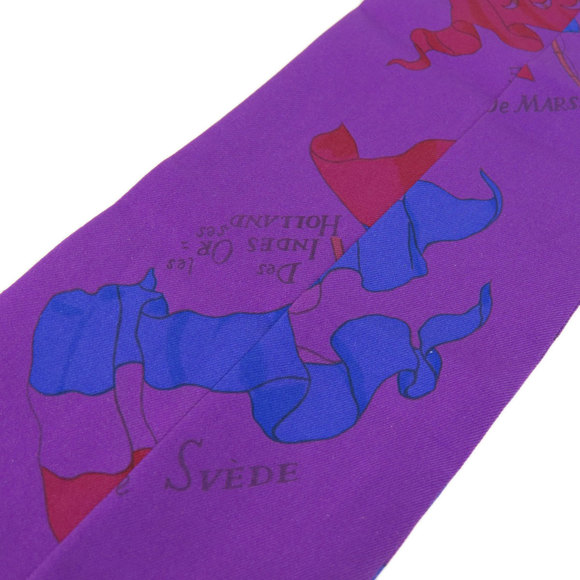 Hermes Twilly Scarf Silk Women's HERMES - Picture 2 of 6
